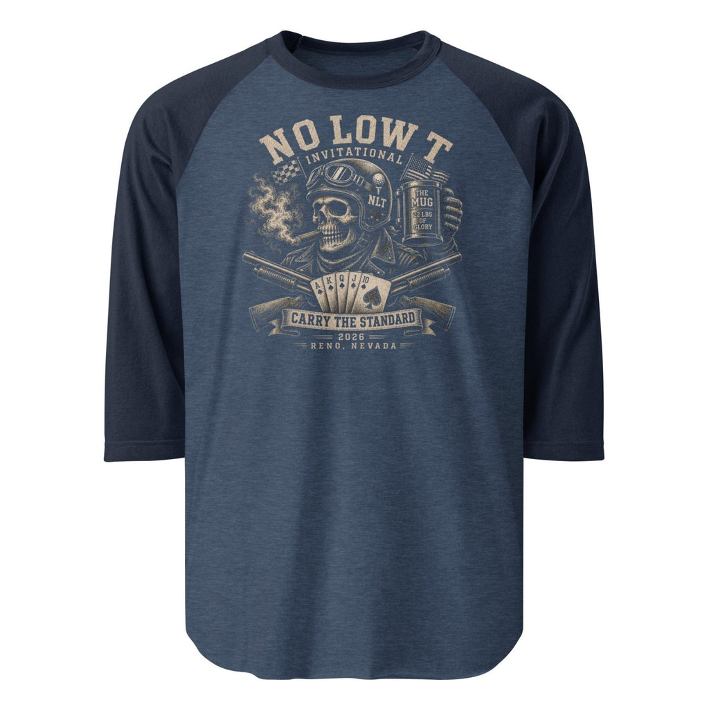 2026 NLT Three-Quarter Sleeve Tee | Design A | product mockup 2