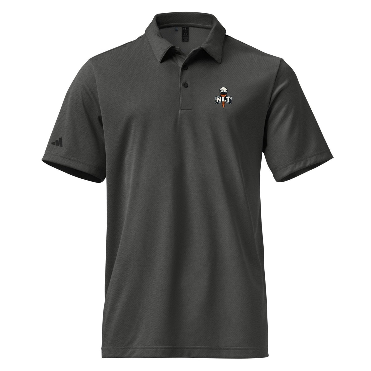2026 NLT adidas Golf Polo | Design A | product mockup 2