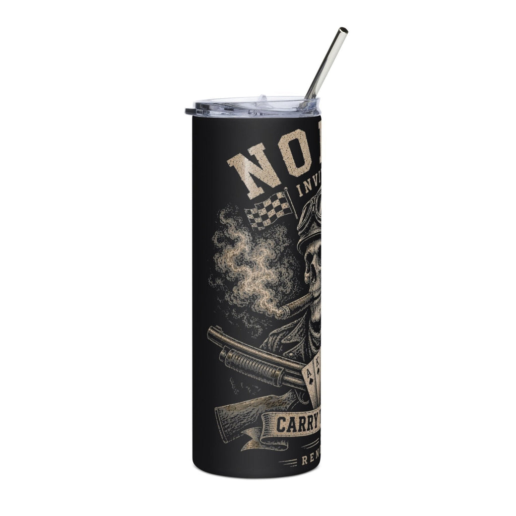 2026 NLT Stainless Steel Tumbler | Design A | product mockup 3