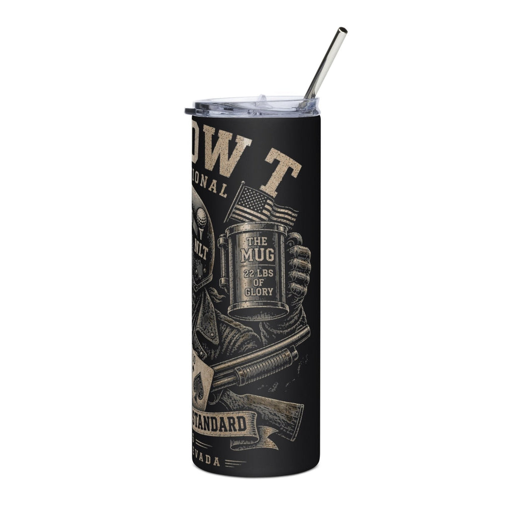 2026 NLT Stainless Steel Tumbler | Design A | product mockup 2