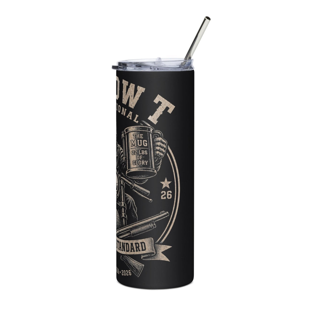 2026 NLT Stainless Steel Tumbler | Design B | product mockup 2
