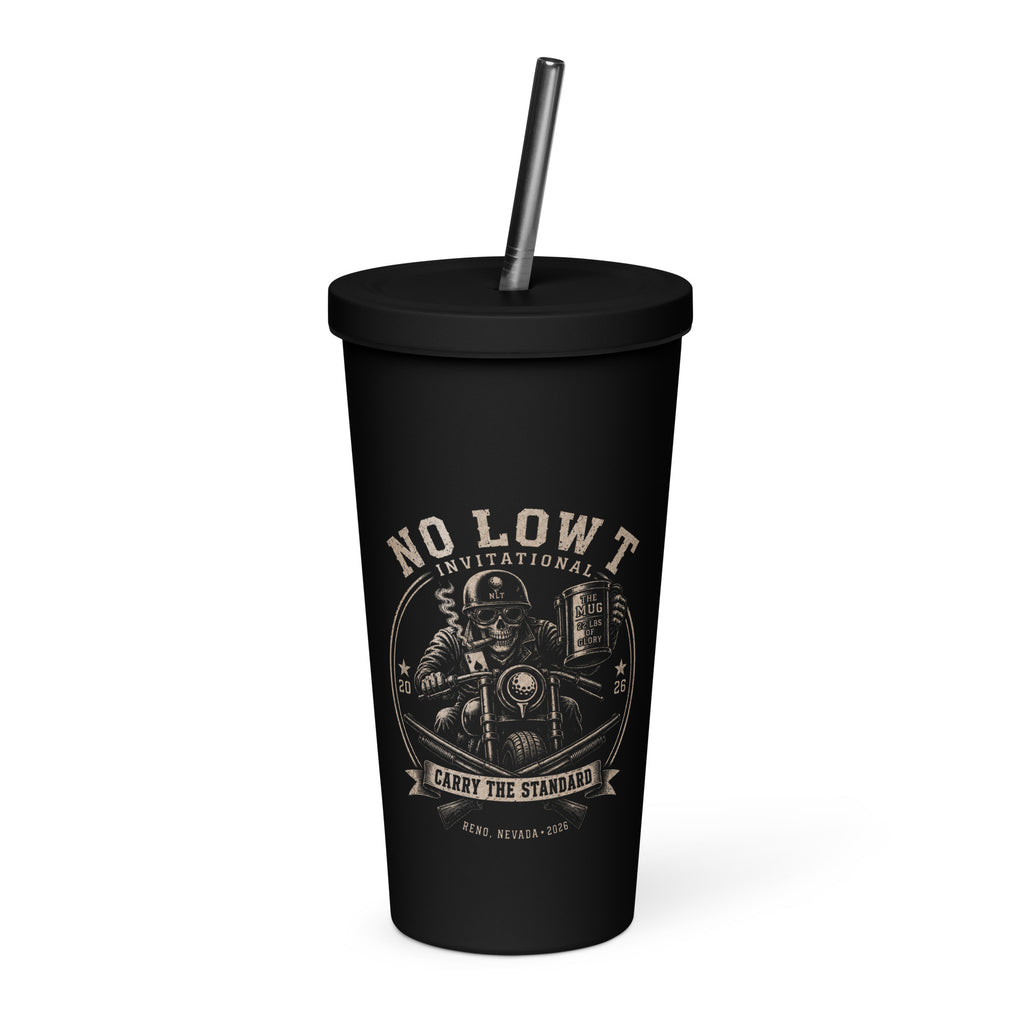 NLT insulated tumbler | white background product mockup