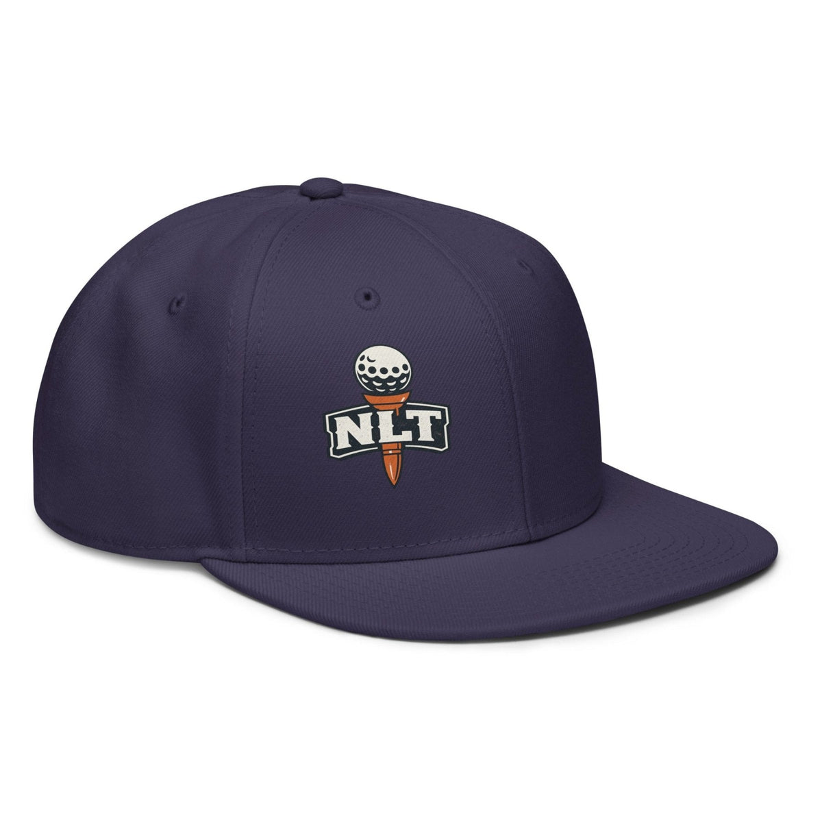 NLT Printed Logo Snapback Hat | product mockup 5