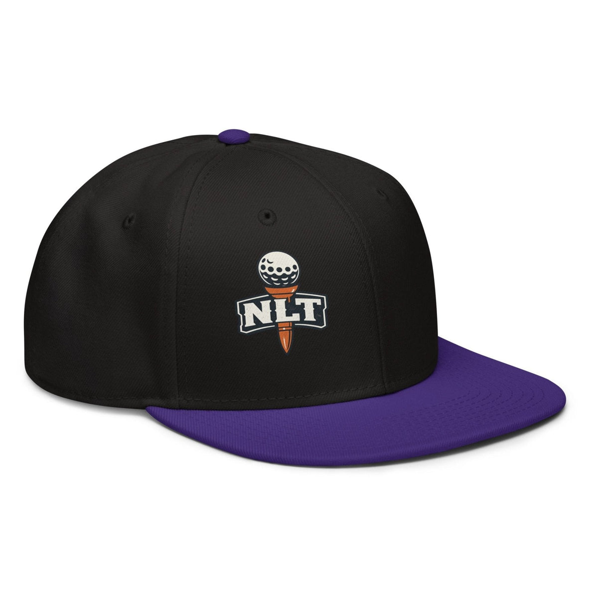 NLT Printed Logo Snapback Hat | product mockup 12