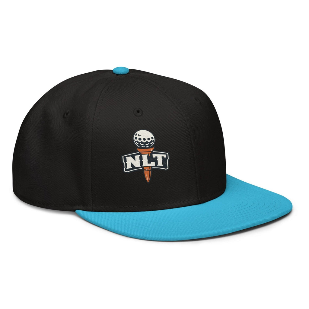 NLT Printed Logo Snapback Hat | product mockup 16