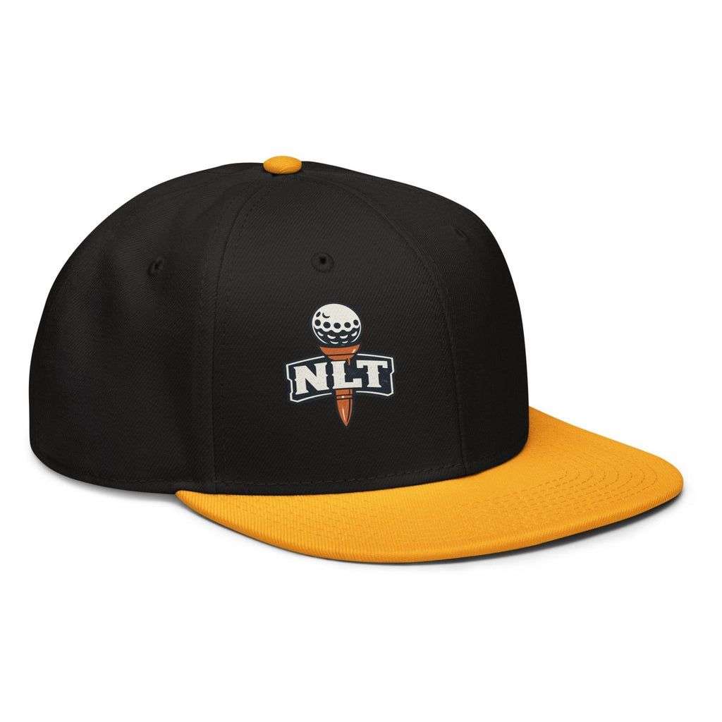 NLT Printed Logo Snapback Hat | product mockup 11
