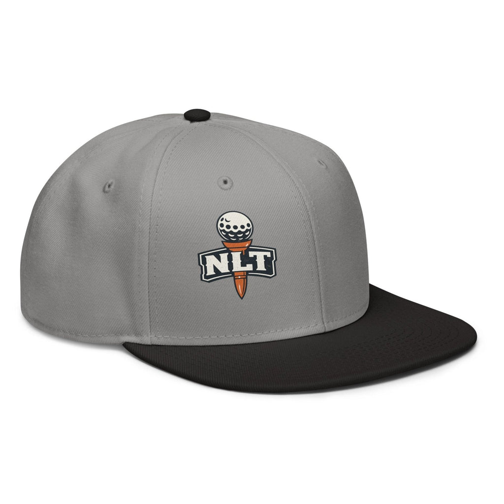 NLT Printed Logo Snapback Hat | product mockup 9