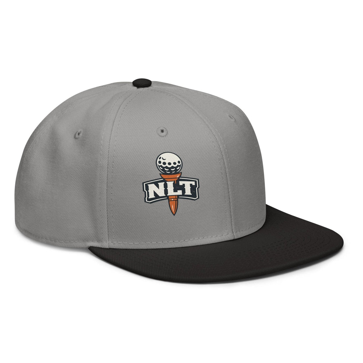 NLT Printed Logo Snapback Hat | product mockup 9