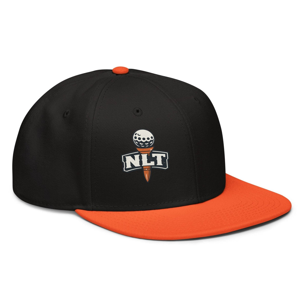NLT Printed Logo Snapback Hat | product mockup 14