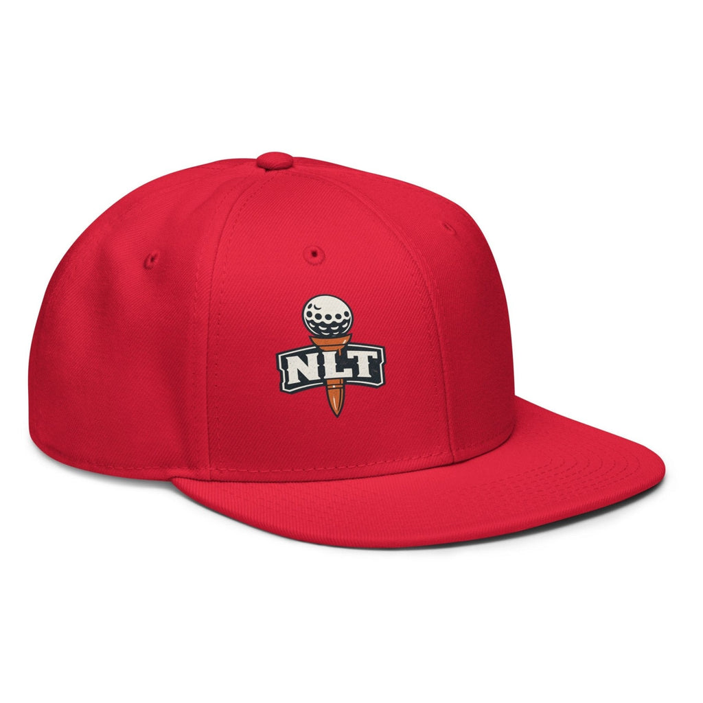 NLT Printed Logo Snapback Hat | product mockup 3
