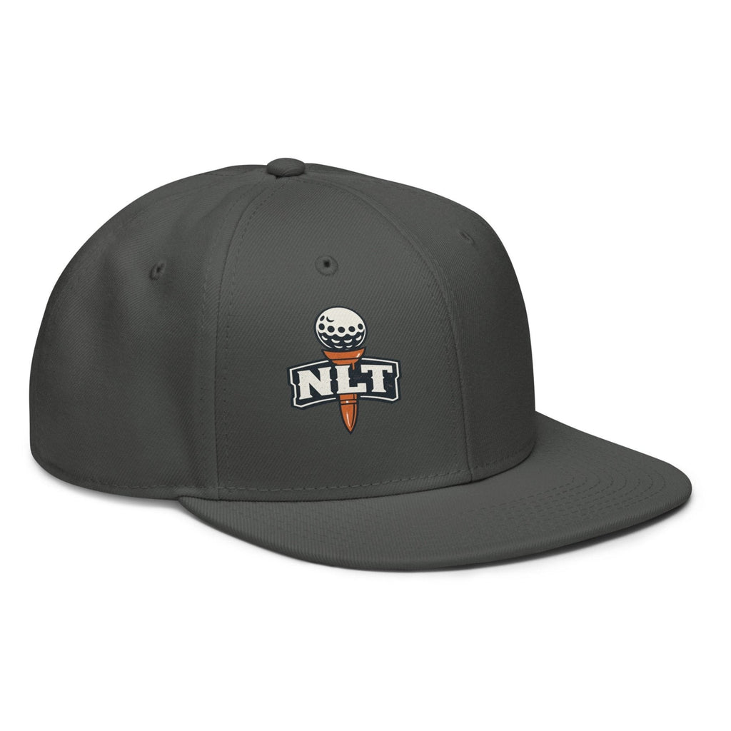 NLT Printed Logo Snapback Hat | product mockup 7