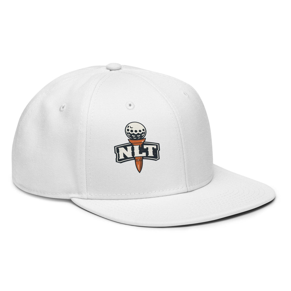 NLT Printed Logo Snapback Hat | product mockup 6