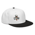 NLT Printed Logo Snapback Hat | product mockup 1