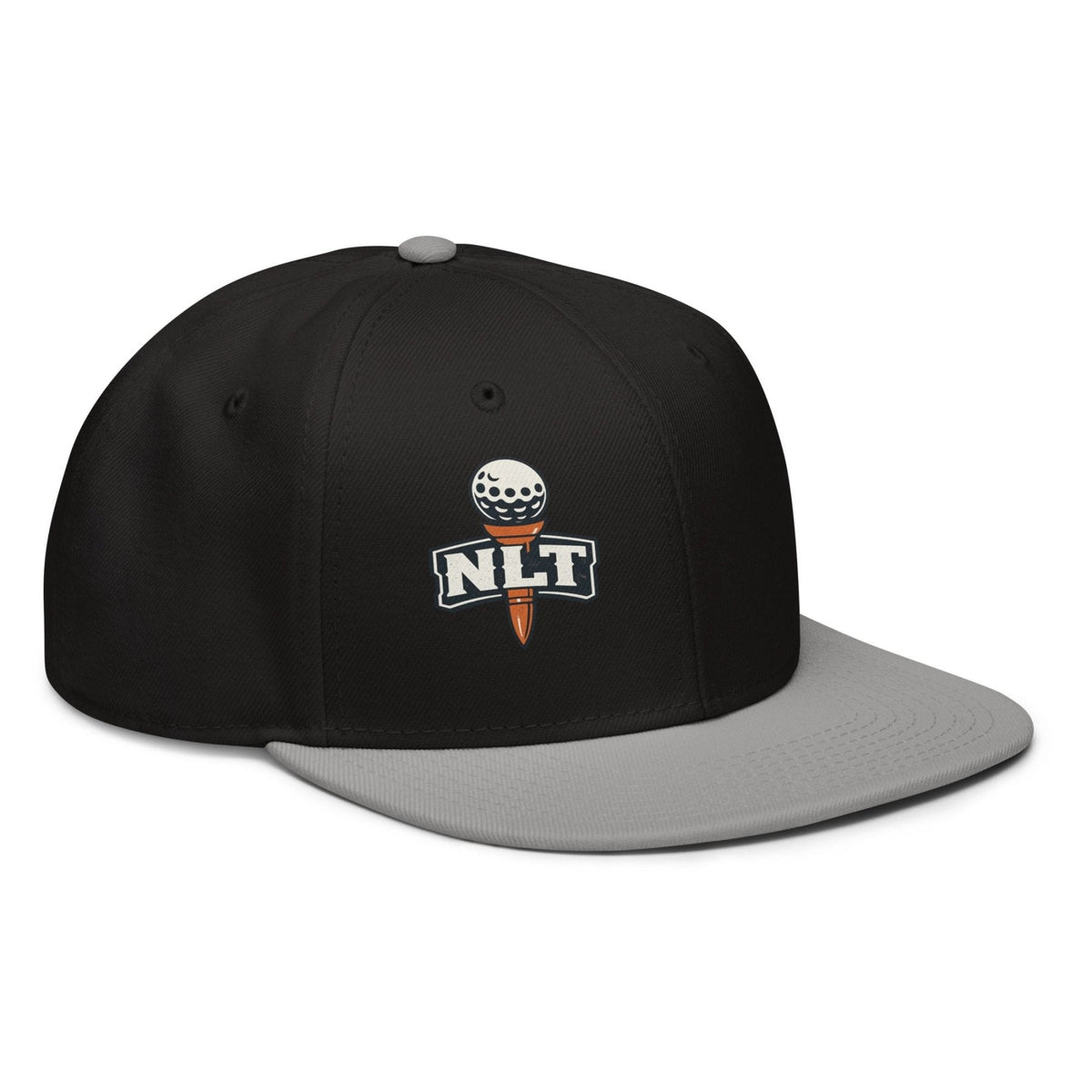 NLT Printed Logo Snapback Hat | product mockup 13