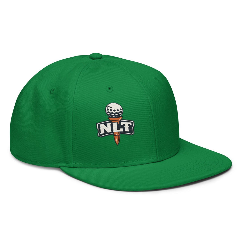 NLT Printed Logo Snapback Hat | product mockup 2