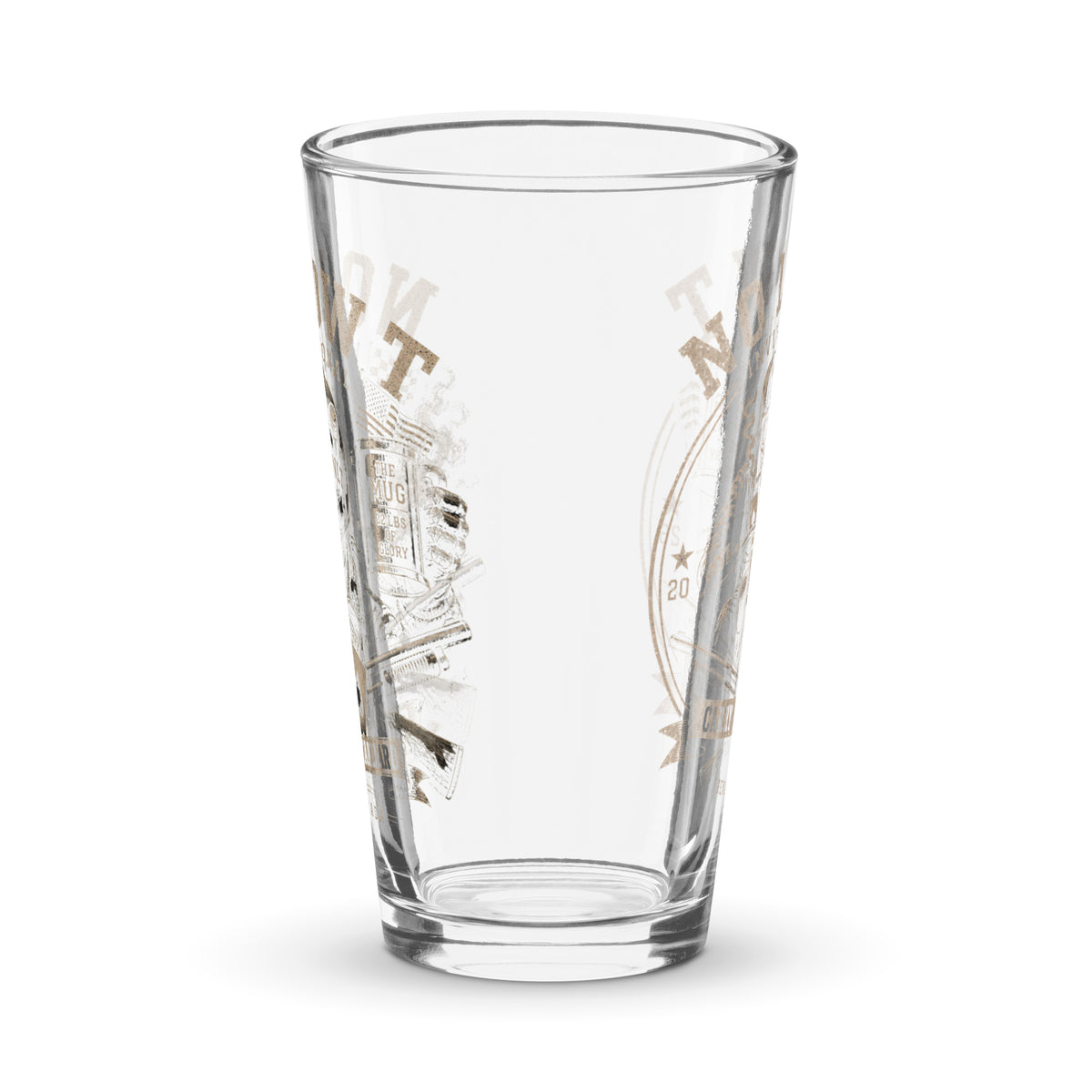 2026 NLT pint glass | white background product mockup