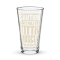 2026 No Low Tee Real Stories | Tittie Muscle Pint Glass - front view