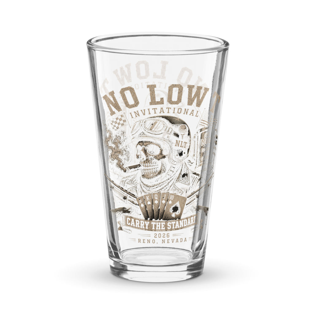 2026 NLT pint glass | white background product mockup