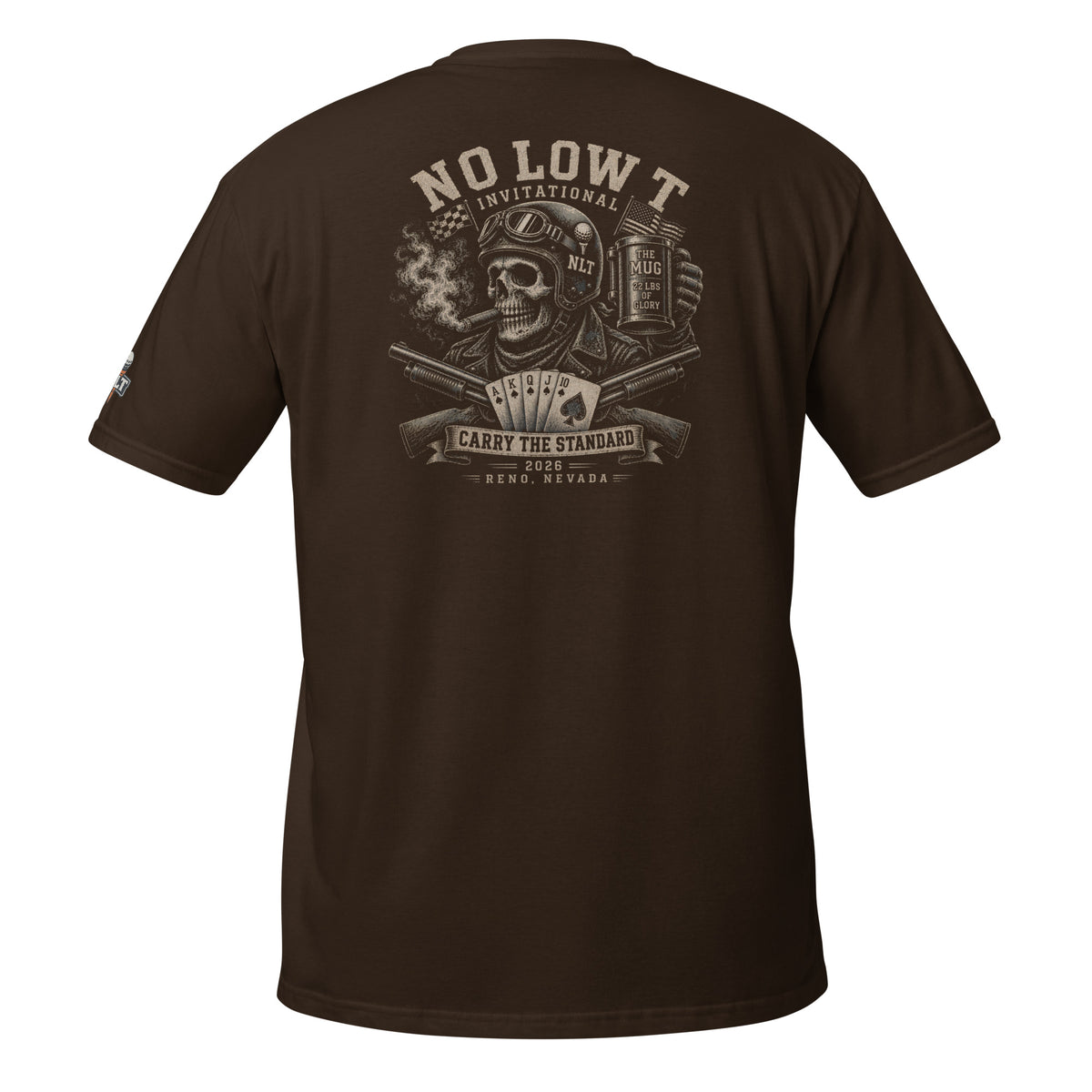 2026 No Low Tee Invitational Tee | Design A — back view