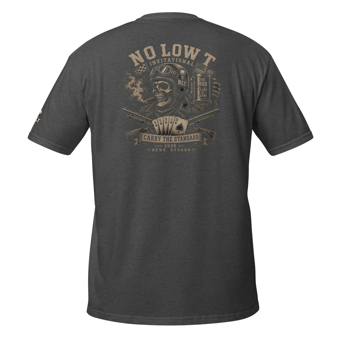 2026 No Low Tee Invitational Tee | Design A — back view