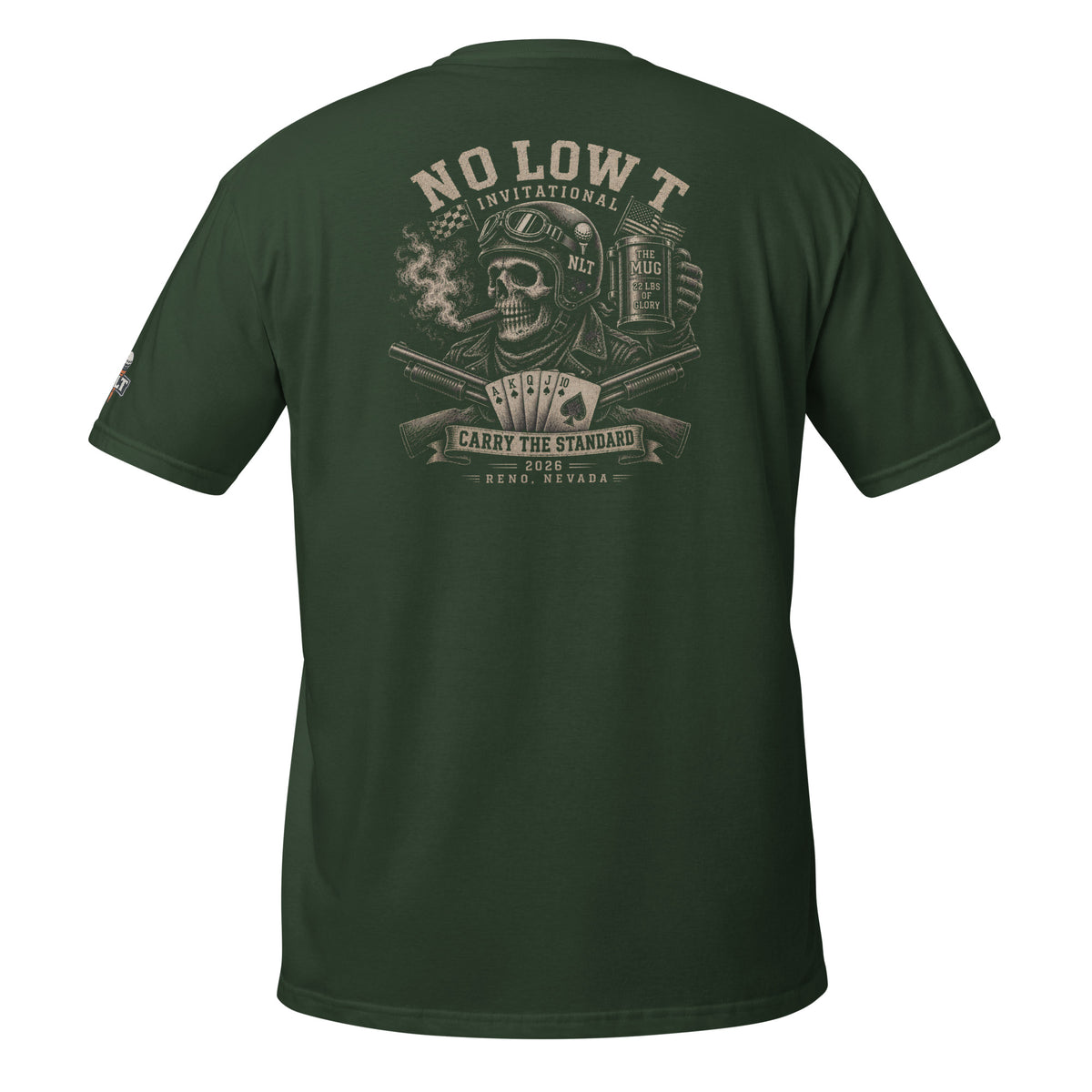2026 No Low Tee Invitational Tee | Design A — back view
