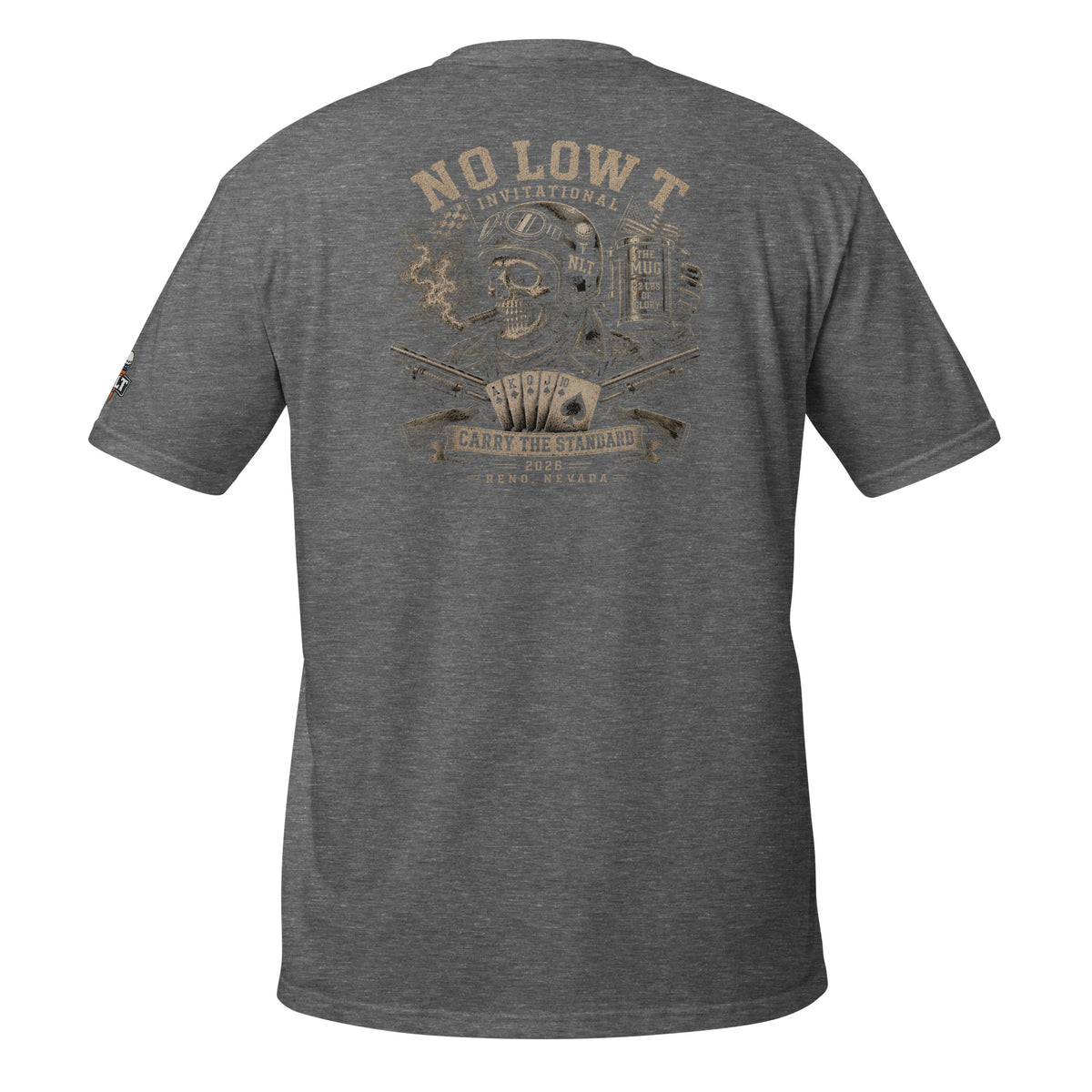 2026 No Low Tee Invitational Tee | Design A — back view