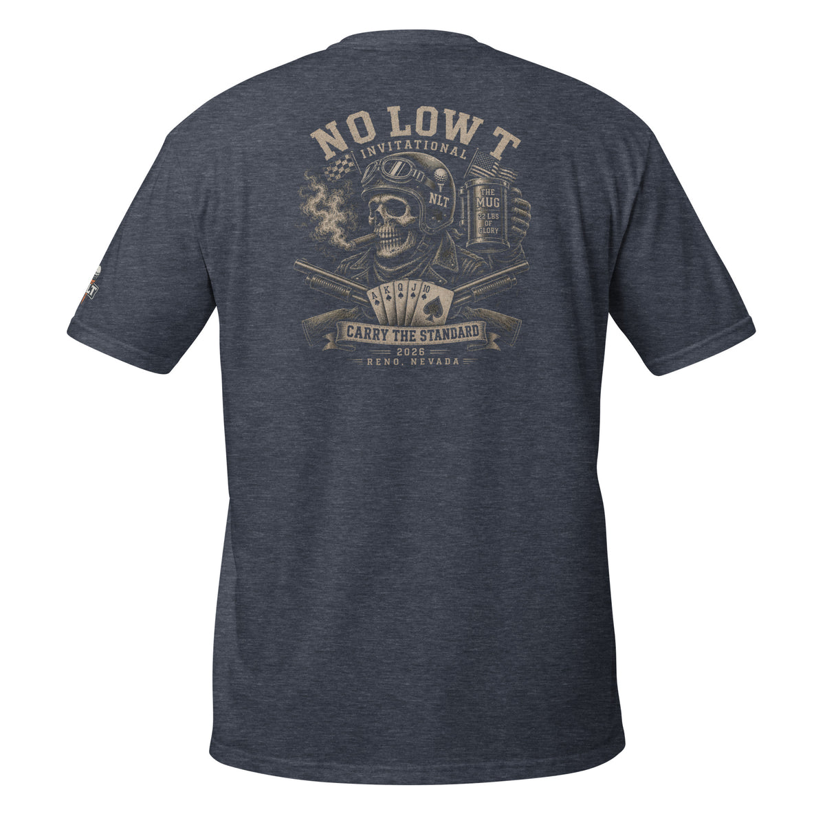 2026 No Low Tee Invitational Tee | Design A — back view