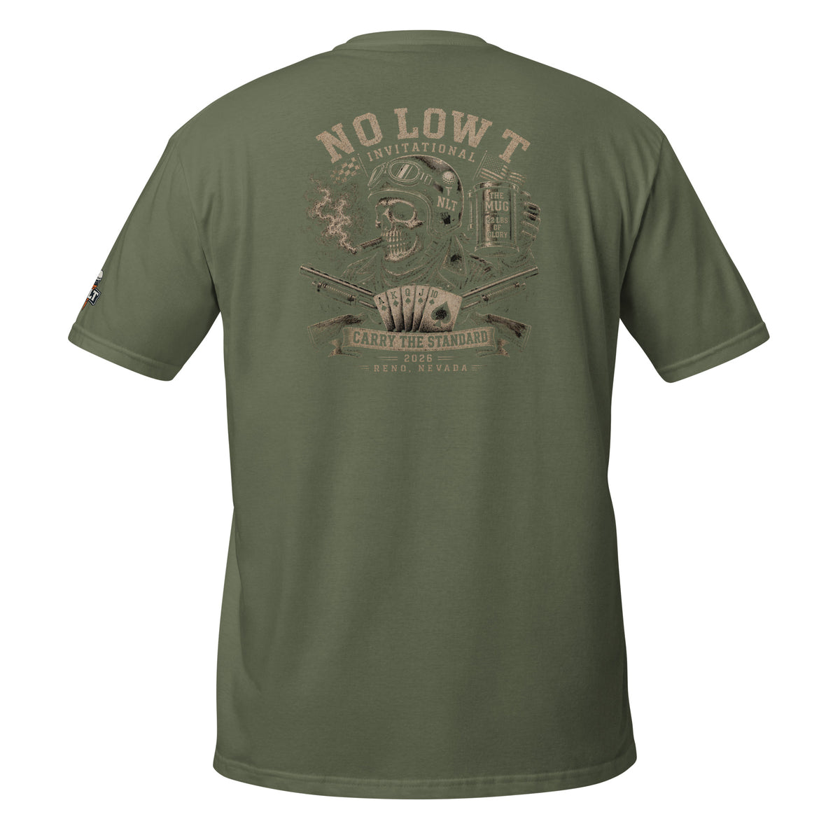 2026 No Low Tee Invitational Tee | Design A — back view