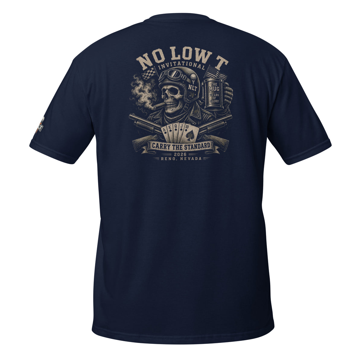 2026 No Low Tee Invitational Tee | Design A — back view