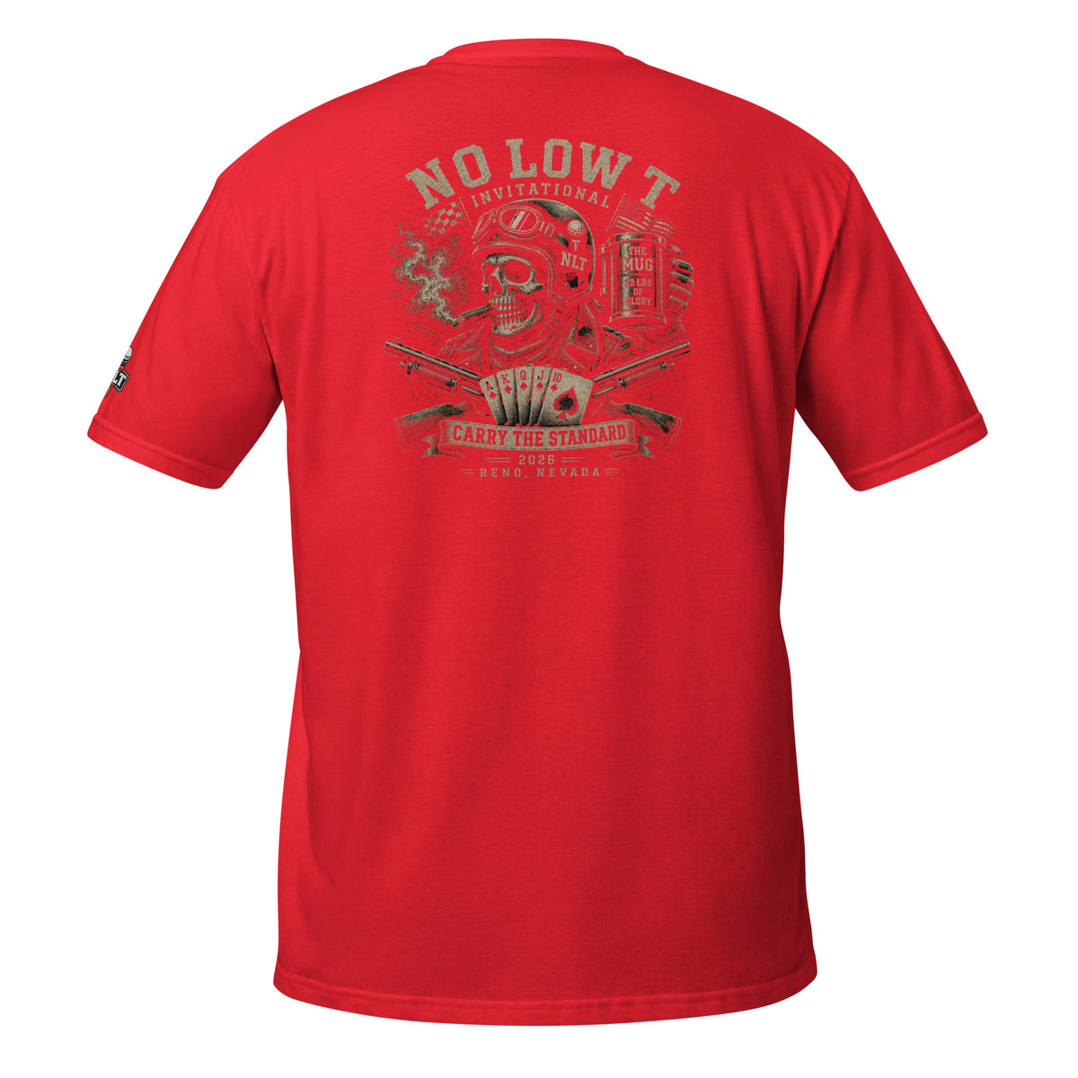 2026 No Low Tee Invitational Tee | Design A — back view