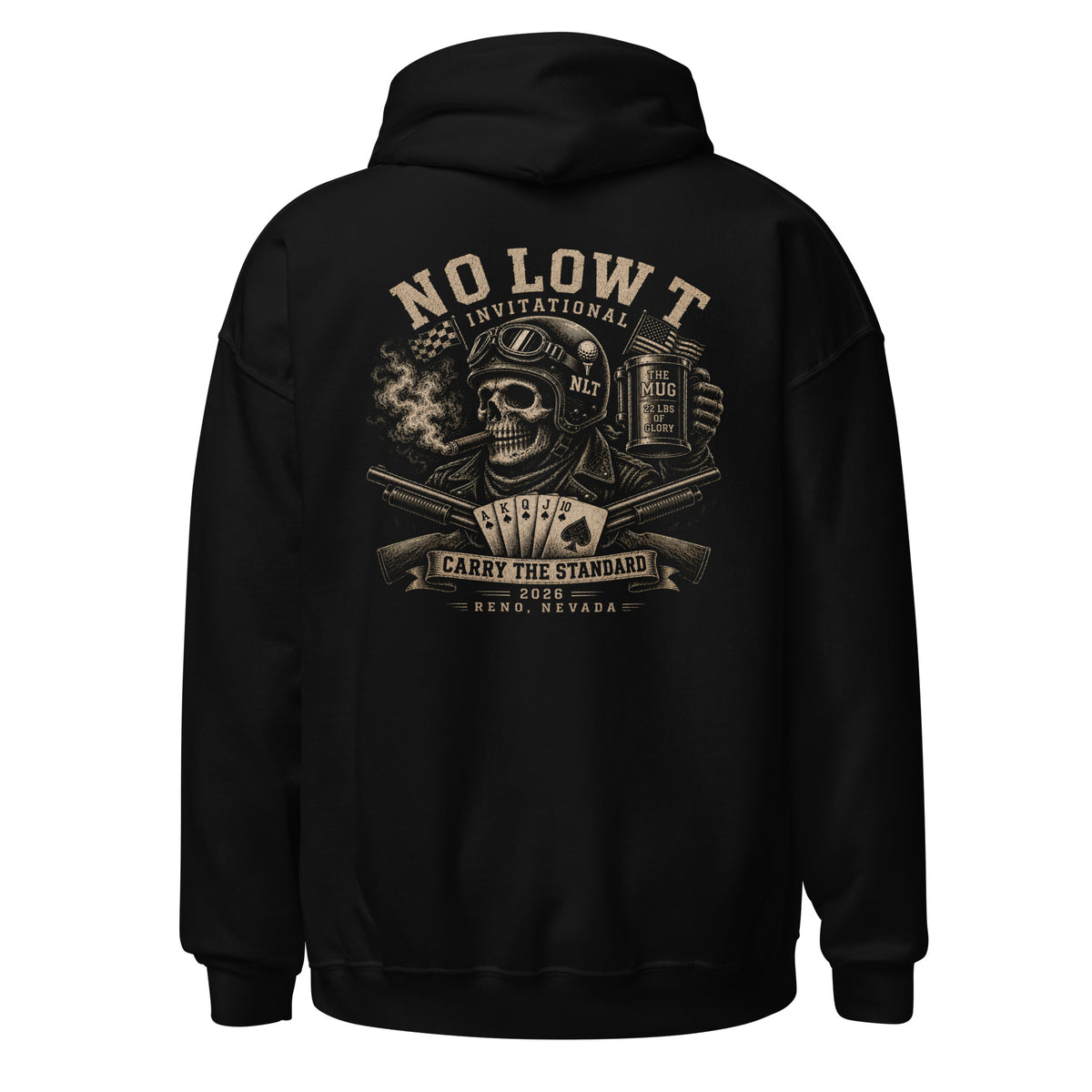 2026 NLT Invitational Hoodie | Design A | product-only white background