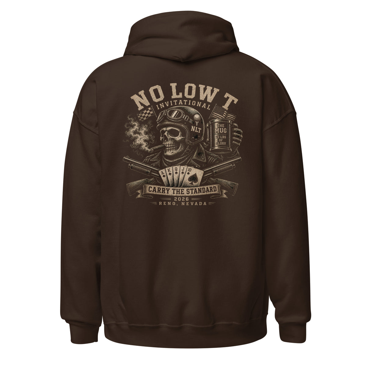 2026 NLT Invitational Hoodie | Design A | product-only white background
