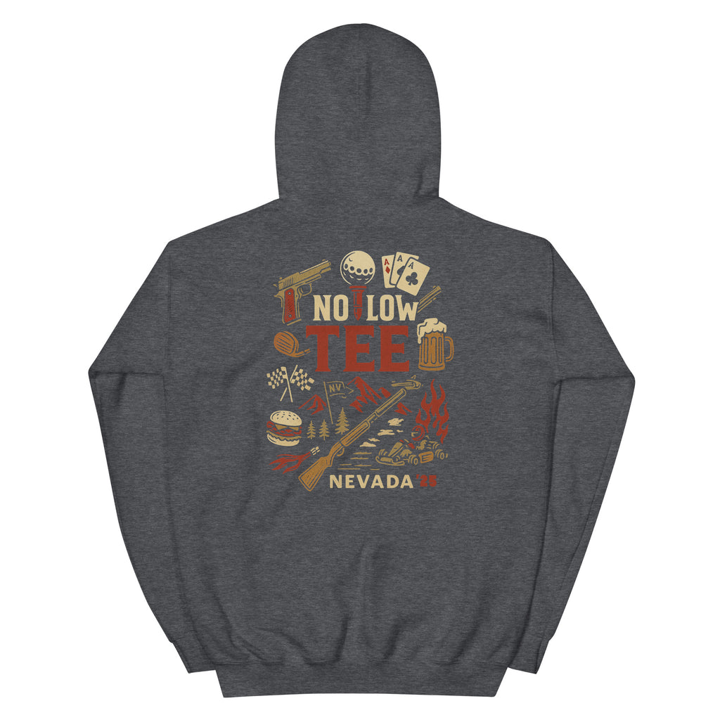 2025 No Low Tee Invitational Hoodie | Design A - back view