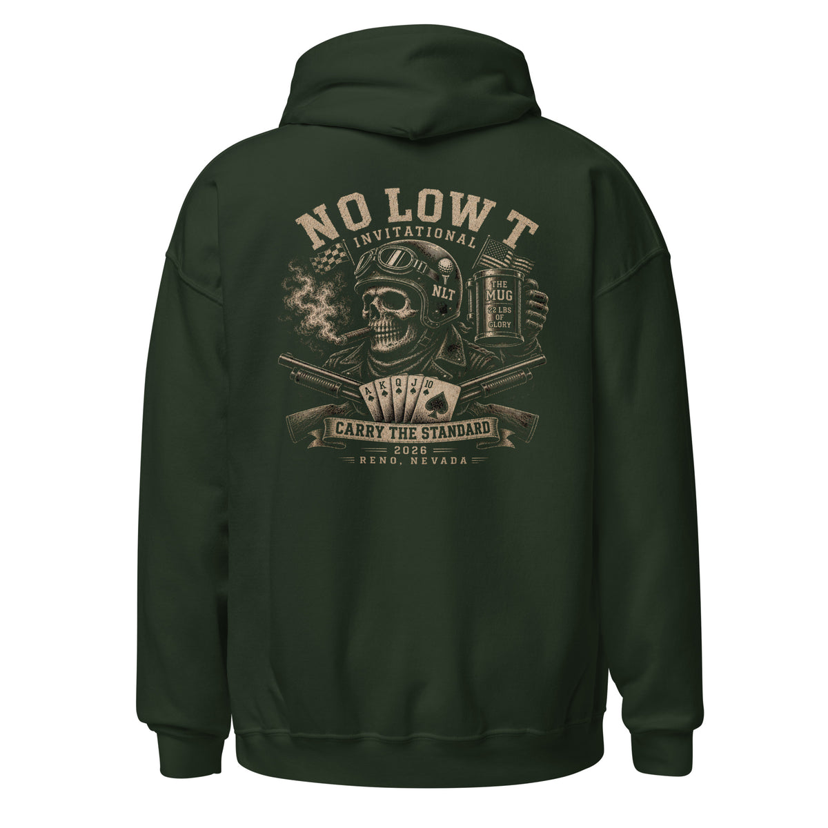 2026 NLT Invitational Hoodie | Design A | product-only white background