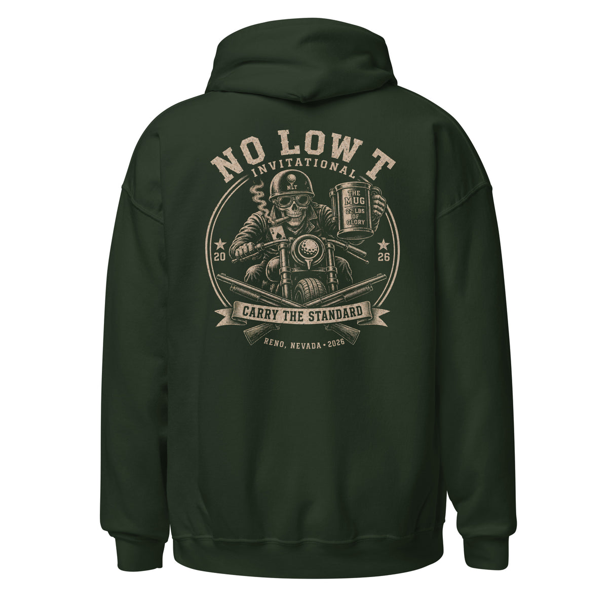 2026 NLT Invitational Hoodie | Design B | product-only white background