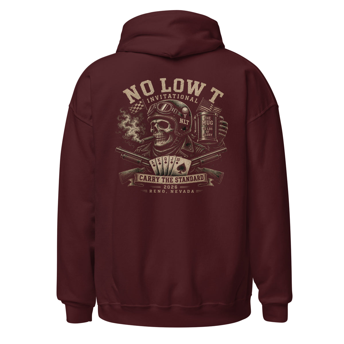 2026 NLT Invitational Hoodie | Design A | product-only white background