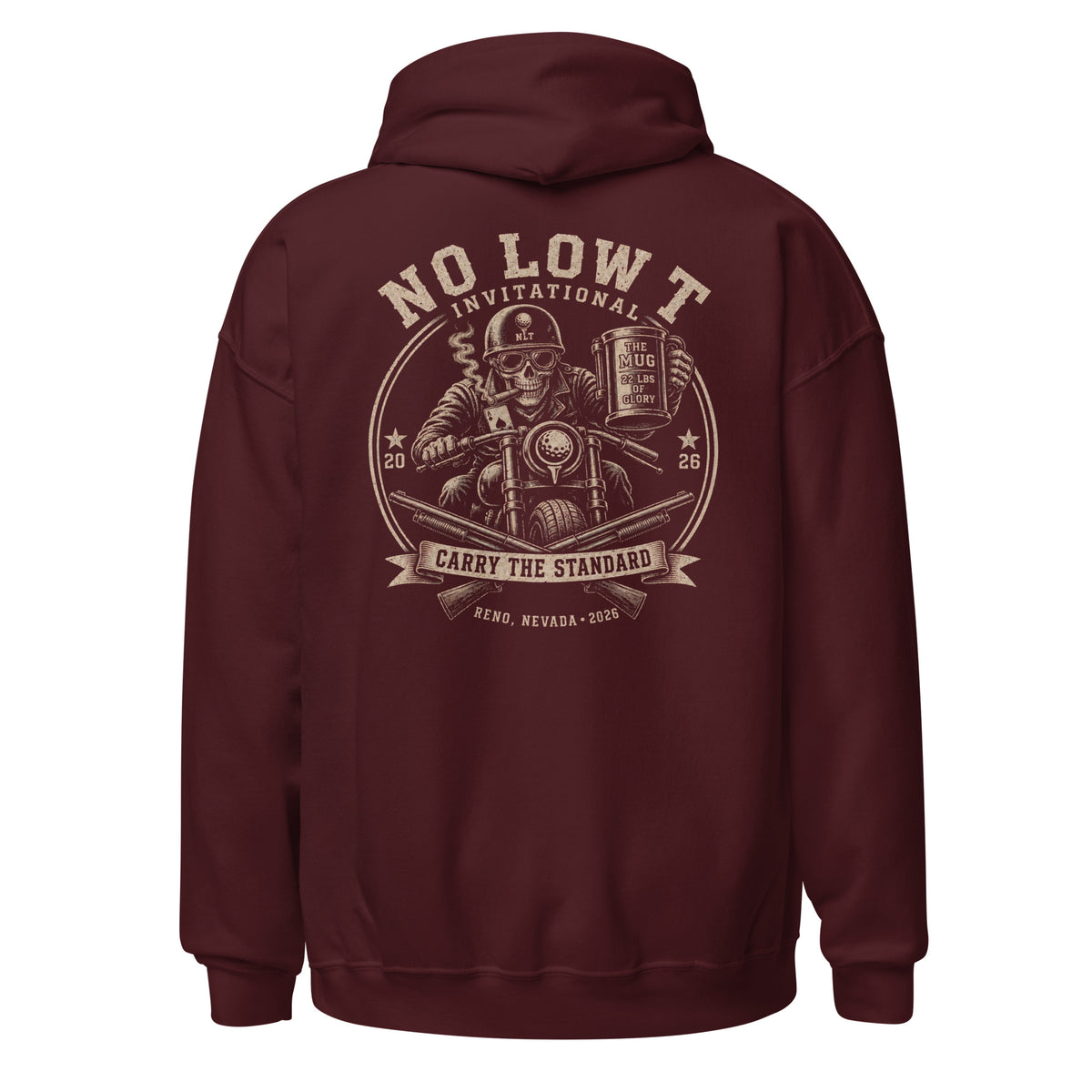 2026 NLT Invitational Hoodie | Design B | product-only white background