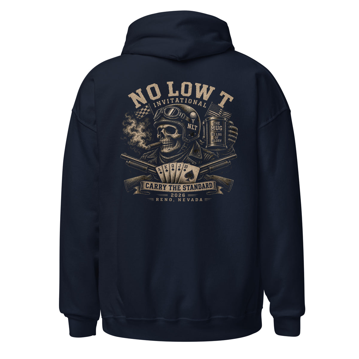 2026 NLT Invitational Hoodie | Design A | product-only white background