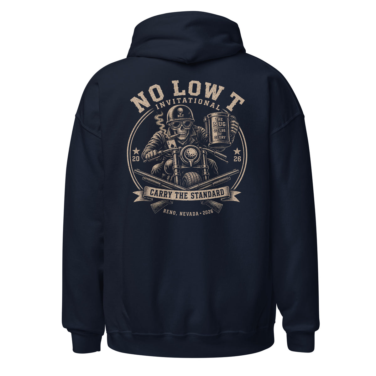 2026 NLT Invitational Hoodie | Design B | product-only white background